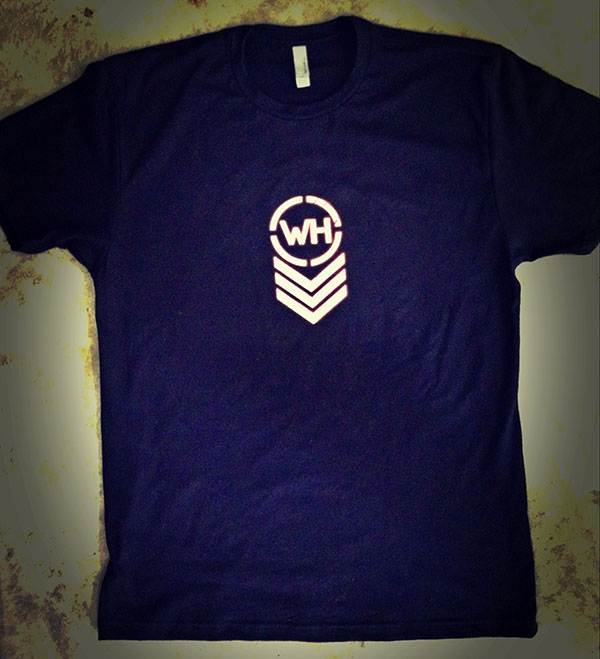 WH Black Logo T-Shirt (V-Neck and Crew)