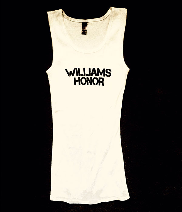 NEW! Williams Honor White Tank Top